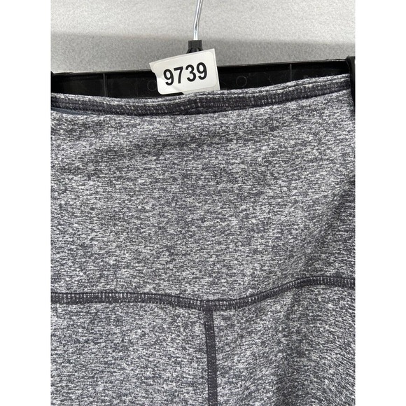 Zella Athletic Leggings Women's Sz M Gray Heather Stretch Pocket Stripe Stretch - Picture 12 of 12